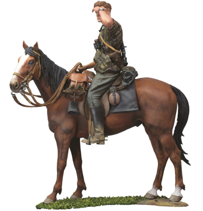 Model Kit Horse - 1/16 120mm 스케일 수지 그림 모델