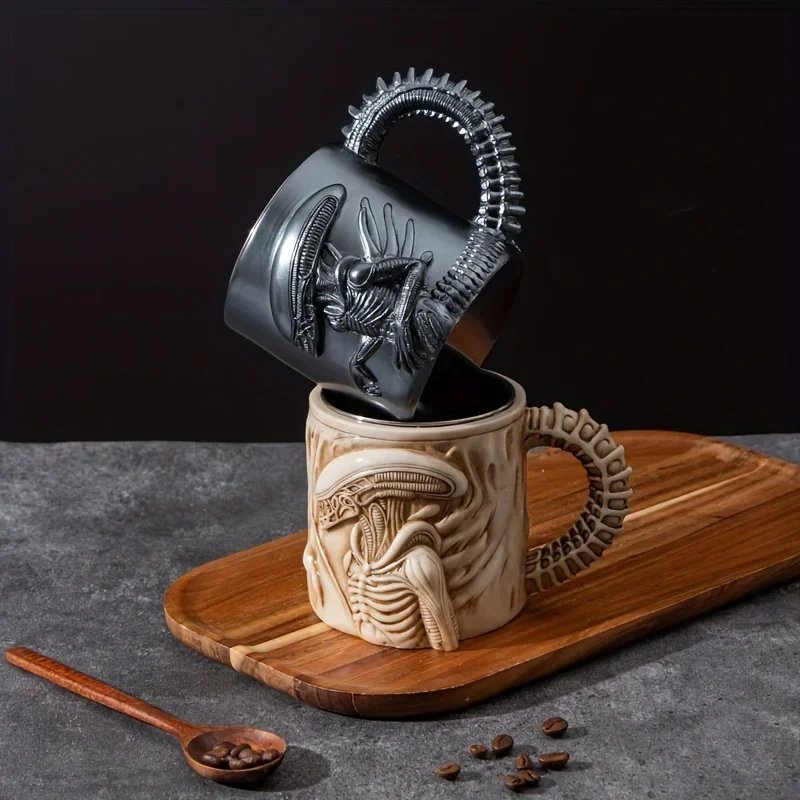 Model Kit Ufo - 401-500ml Xenomorph 머그컵 외계인 특수 모양의