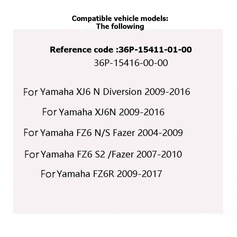 Model Kit Engine - XJ6N FZ6 모델용 2009-2016년용 오토바이 엔진