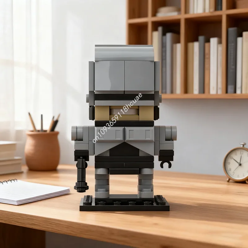 Model Kit Robocop - 136pcs MOC Robocop Brickheadzed 모델 빌딩