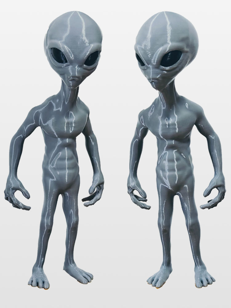 Model Kit Ufo - 2025 뉴 로즈웰 UFO 그레이 외계인