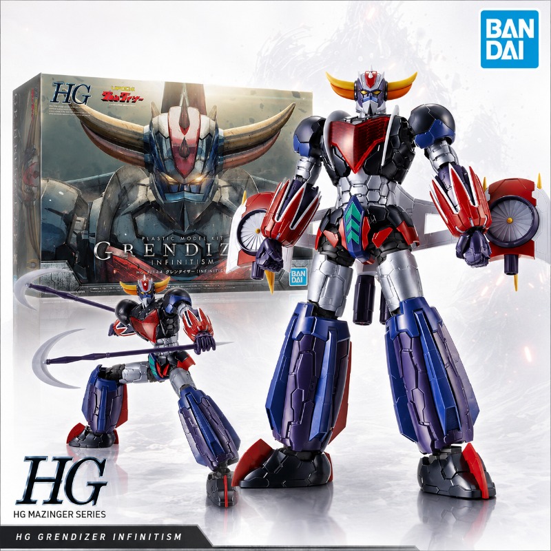 Model Kit Ufo - 반다이 오리지널 HG 1/144 그렌다이저 인피니티즘