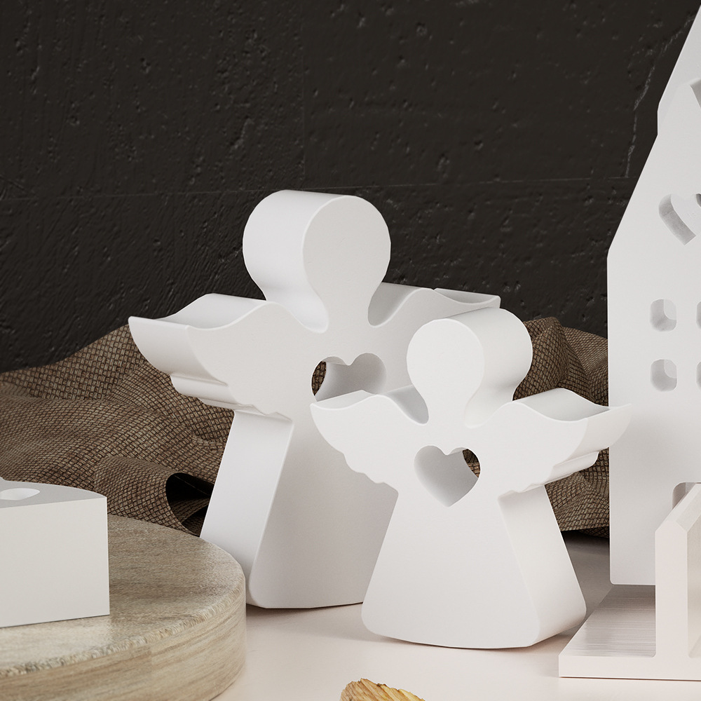 1pc 사랑 천사 석고 금형 양초 실리콘 금형 DIY  - Model Kit Cement 리뷰 및 가격