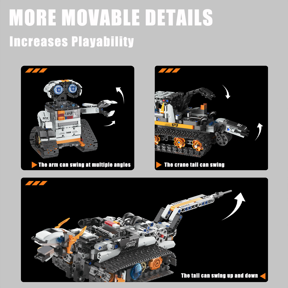 2024 테크니컬 RC 변환 지능형 로봇 빌딩 블록,  - Model Kit Robocop 리뷰 및 가격