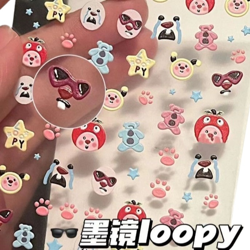 루피 3D 엠보싱 스티커, 투명 DIY 스티커, 귀여운 - Model Kit Accessories 리뷰 및 가격