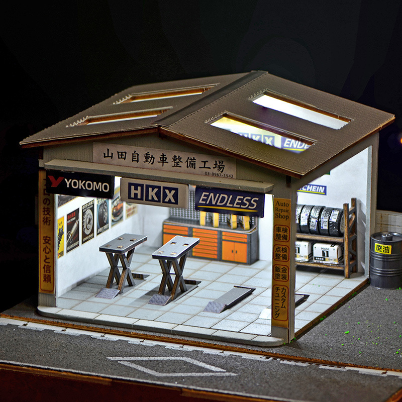 1:64 스케일 DIY 자동차 정비소 디오라마 키트(L - Model Kit Toy 리뷰 및 가격