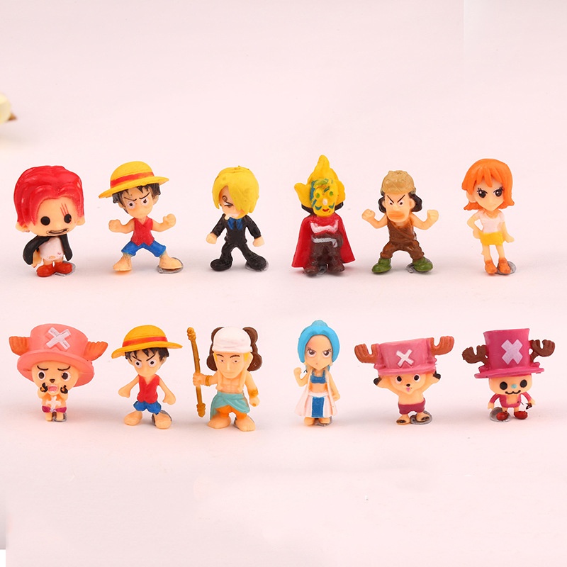 6-12개/세트 원피스 몽키 D. 루피 나미 우솝 상디 - Model Kit Chopper 리뷰 및 가격
