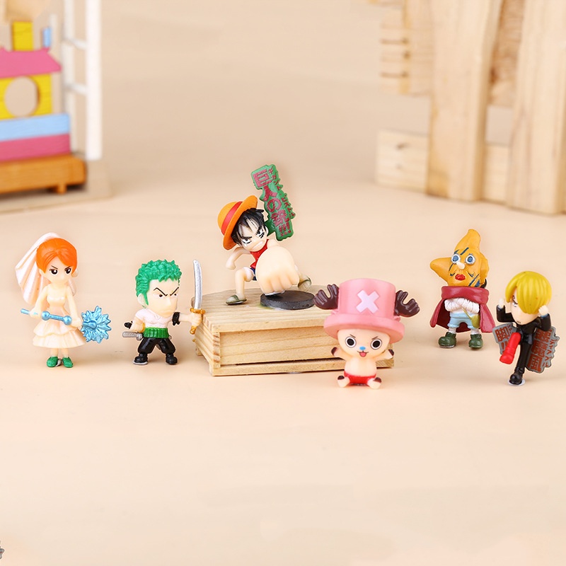 6-12개/세트 원피스 몽키 D. 루피 나미 우솝 상디 - Model Kit Chopper 리뷰 및 가격