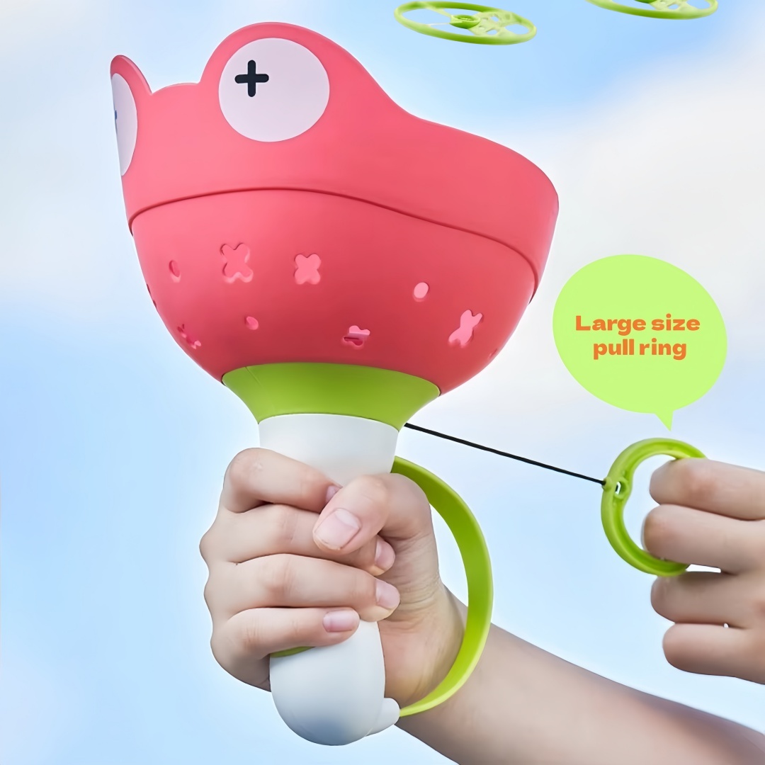 줄로 당기는 UFO 발사기, 야외용 플라잉 디스크 장난 - Model Kit Ufo 리뷰 및 가격