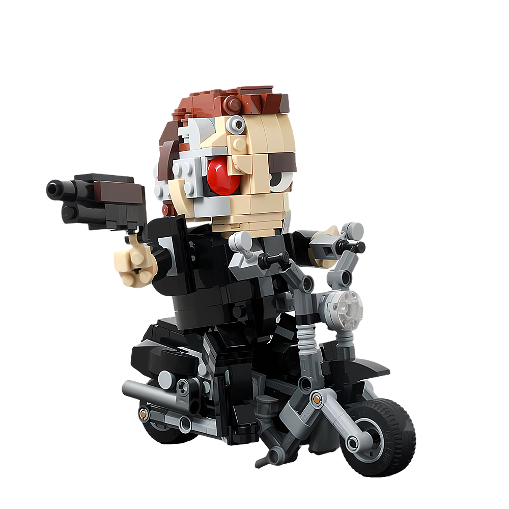 MOC 기계 터미네이터 T-800 빌딩 블록 모델 오토 - Model Kit Robocop 리뷰 및 가격