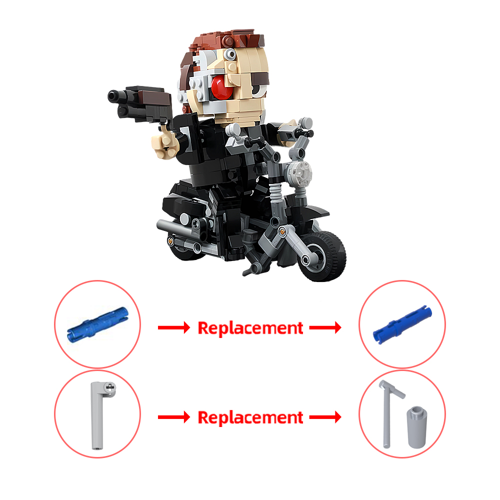 MOC 기계 터미네이터 T-800 빌딩 블록 모델 오토 - Model Kit Robocop 리뷰 및 가격