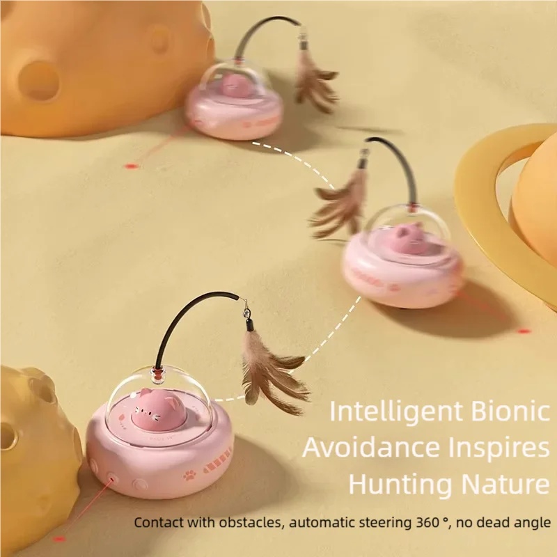 전기 UFO 스마트 티저 고양이 장난감 (벨 포함) 인 - Model Kit Ufo 리뷰 및 가격