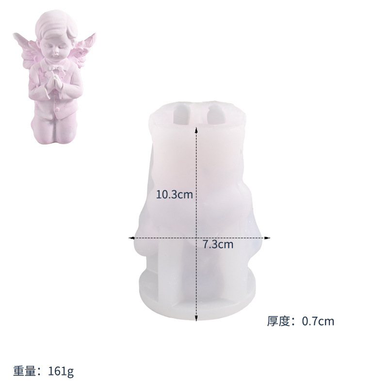 로즈 엔젤 캔들 실리콘 몰드 3D 베이비 엔젤 초상화  - Model Kit Cement 리뷰 및 가격