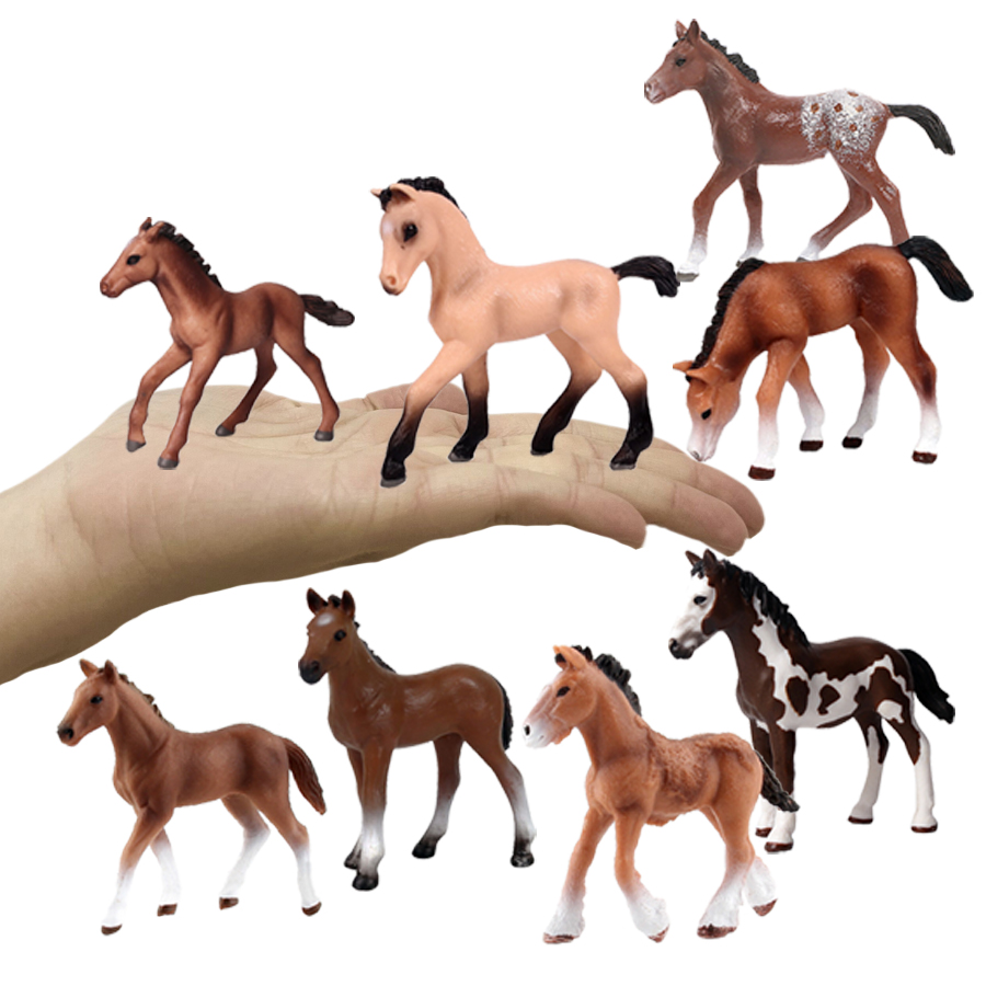 말 피규어 농장 동물 조랑말 피규어 장난감 말 동물 피 - Model Kit Horse 리뷰 및 가격