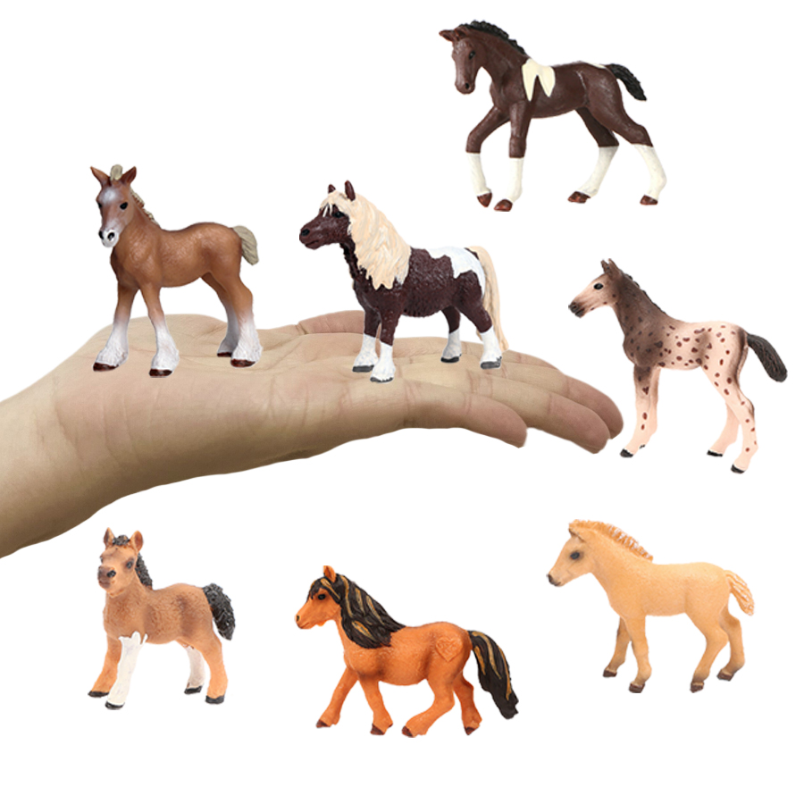 말 피규어 농장 동물 조랑말 피규어 장난감 말 동물 피 - Model Kit Horse 리뷰 및 가격