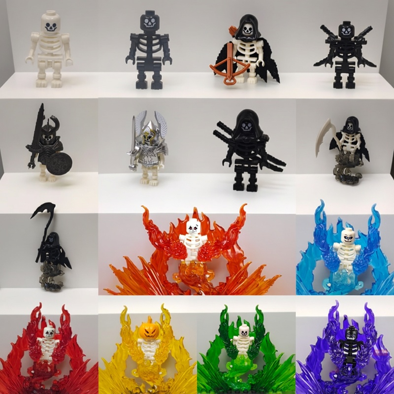 할로윈 해골 군대 미니 인형 MOC 빌딩 블록 DIY  - Model Kit Horse 리뷰 및 가격
