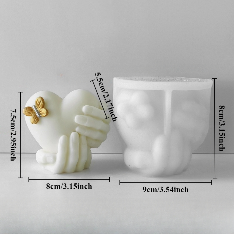 손 잡아 사랑 실리콘 양초 금형 발렌타인 데이 사랑 양 - Model Kit Cement 리뷰 및 가격