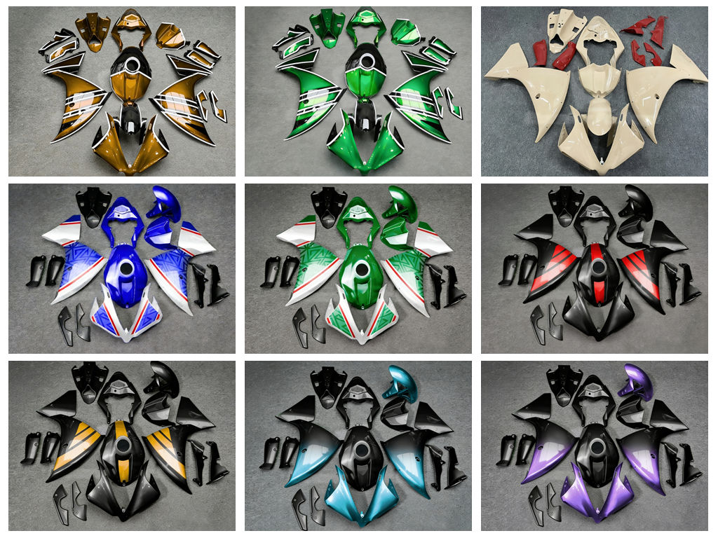 4가지 선물용 새 ABS 에어 디플렉터 키트 - 201 - Model Kit Yamaha R1 리뷰 및 가격