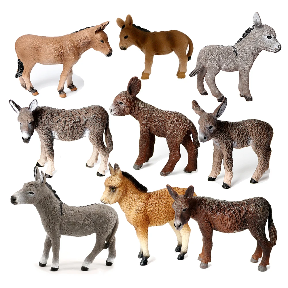 당나귀 모델 장난감 동물 피규어 농장 동물 인형 애니메 - Model Kit Horse 리뷰 및 가격