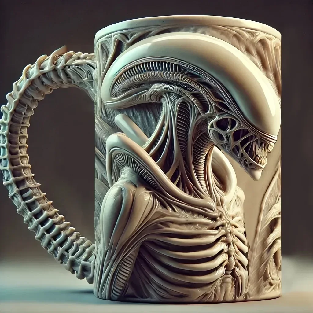 401-500ml Xenomorph 머그컵 외계인 특수 - Model Kit Ufo 리뷰 및 가격