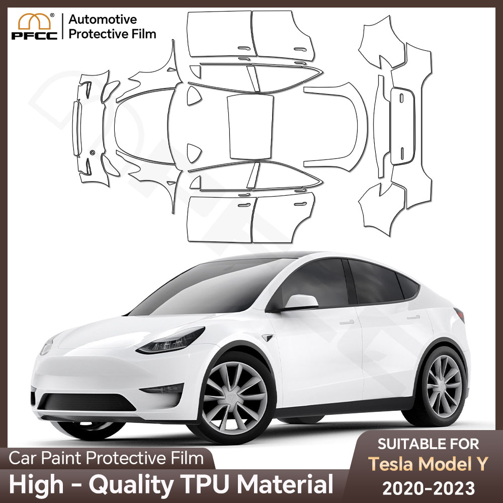 Tesla Model Y 용 프리 컷 보호 필름 202 - Logo Model Kit 리뷰 및 가격