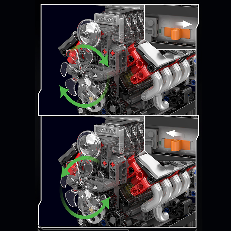 몰드 킹 10225 테크니컬 엔진 토이즈 모터라이즈 V - Model Kit Engine 리뷰 및 가격