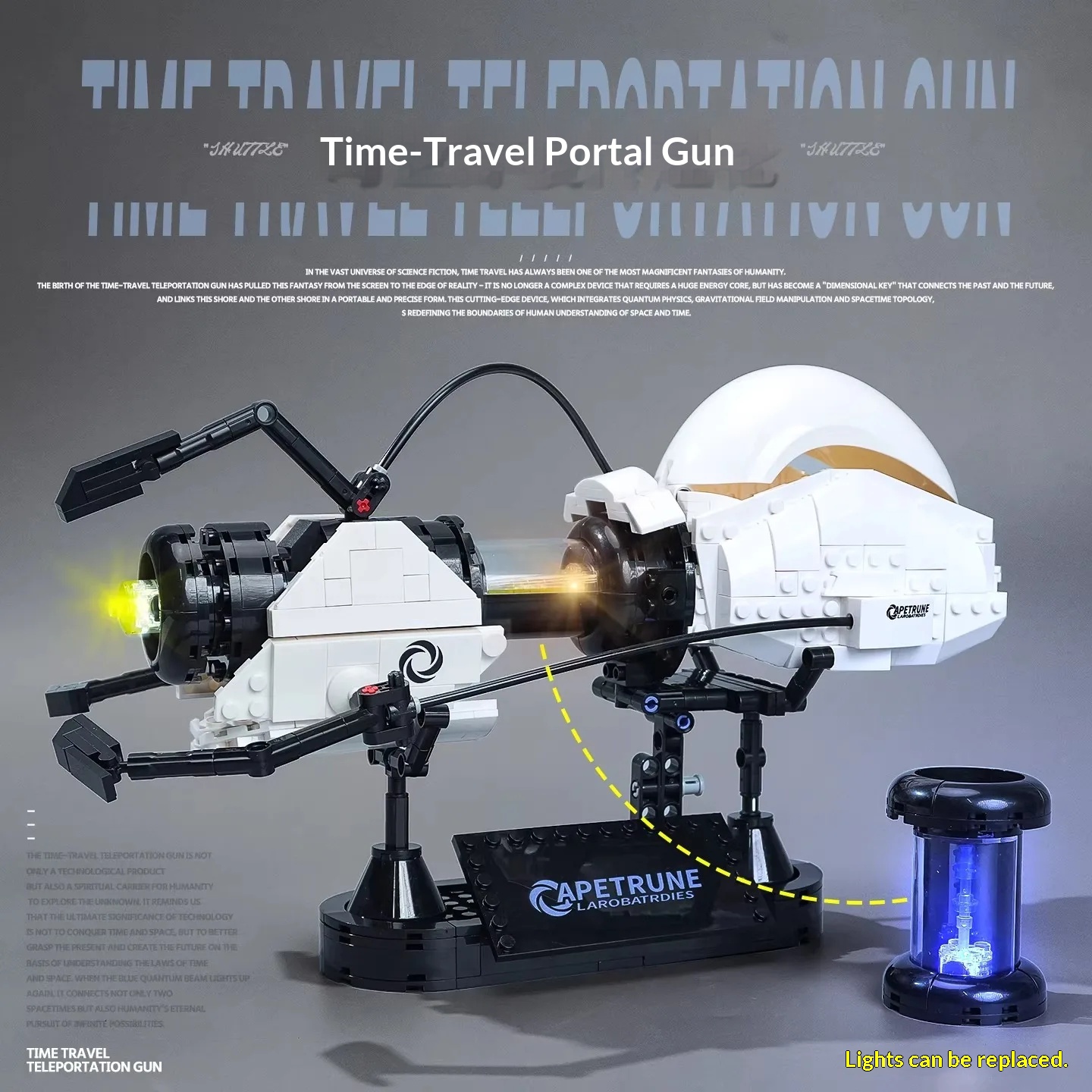 667PCS 창의적인 하이테크 포털 건 블록 게임 전송 - Model Kit Robocop 리뷰 및 가격